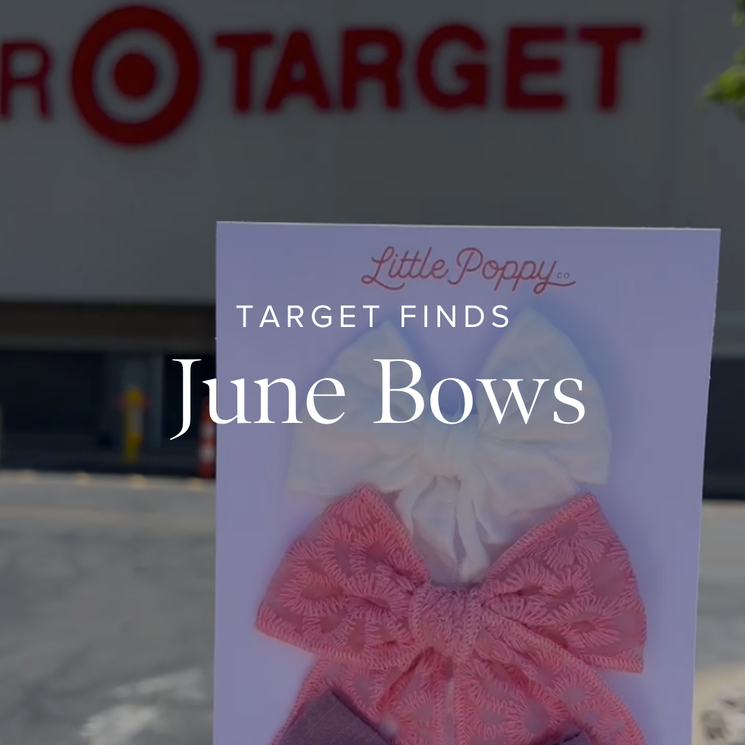 June Bows with Target Finds