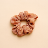 Blush Tinsel Knit Midi Scrunchie