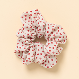 Cream Petite Daisy Floral Midi Scrunchie