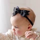 Black Classic Grosgrain Headband