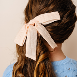 Apricot Spring Dobby Emma Scrunchie