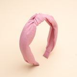 Pale Pink Dobby Knot Headband