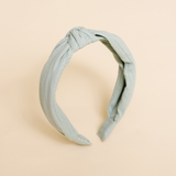 Aloe Stitched Stripes Knot Headband