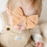 Sand Stitched Stripes Headband Bow