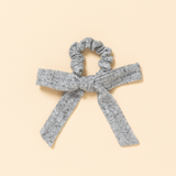 Marl Gray Dainty Knit Emma Scrunchie