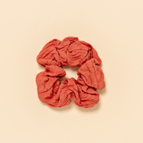 Burnt Orange Ruched Midi Scrunchie