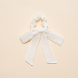 White Spring Dobby Emma Scrunchie