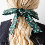 Pine Viola Floral Emma Scrunchie