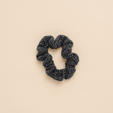 Black French Terry Scrunchie