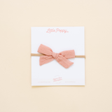 Rose Spring Dobby Headband Bow