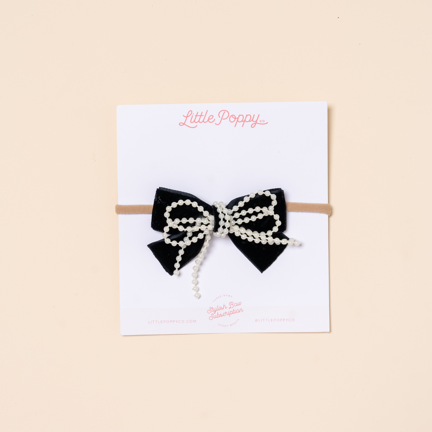 Charlotte Pearl Headband Bow