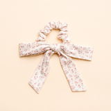 Ivory Viola Floral Emma Scrunchie