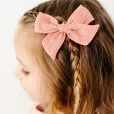 Rose Spring Dobby Bow Clip