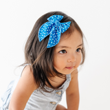 Blue Petite Daisy Floral Claire Clip