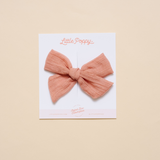 Rose Spring Dobby Bow Clip