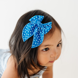 Blue Petite Daisy Floral Claire Clip