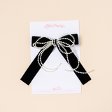 Charlotte Pearl Bow Clip