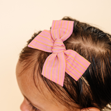 Marigold Summer Stripe Headband Bow