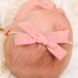 Marigold Summer Stripe Headband Bow