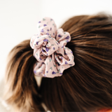 Beige Faye Floral Midi Scrunchie