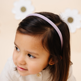 Purple Boxed Stitched 1cm Headband