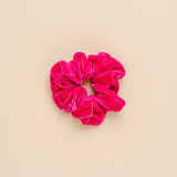 Fuschia Velvet Midi Scrunchie