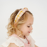 Aurelia Check Knot Headband