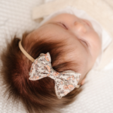 Wisteria Floral Headband Bow