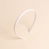 White Boxed Stitched 1cm Headband