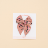 Primrose Floral Bow Clip