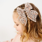 Wisteria Floral Bow Clip