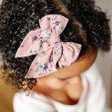 Primrose Floral Bow Clip