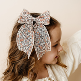 Wisteria Floral Bow Clip