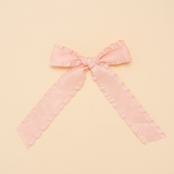 Baby Pink Ruffle Ribbon Mama Clip