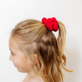 Red Knit Scrunchie