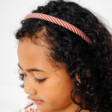 Red Faded Stripe 1cm Headband