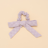 Lilac Daisy Stripe Emma Scrunchie