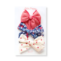 The Betsy Bow Clip Set