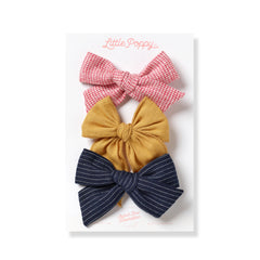 The Summer Bow Clip Set