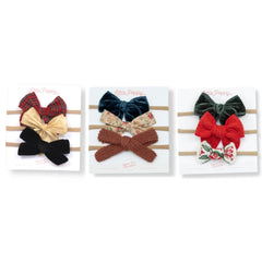 The Holiday Headband Bow Bundle