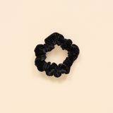 Classic Black Velvet Scrunchie