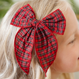 The Olivia Holiday Bow Clip Set