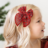 The Olivia Holiday Bow Clip Set