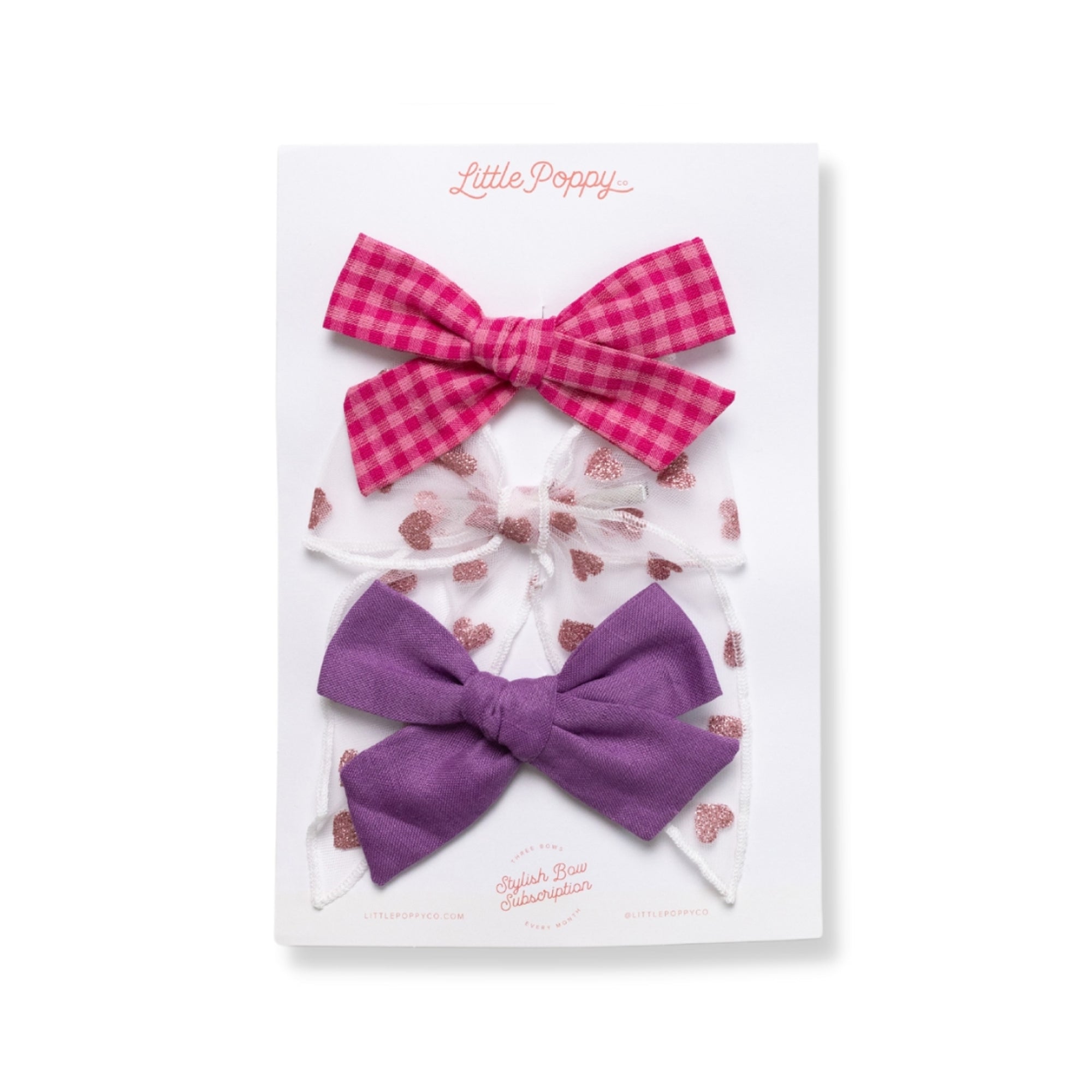 The Taylor Bow Clip Set