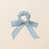 Powder Blue Gauze Emma Scrunchie