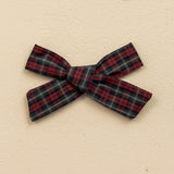 Juniper Tartan Bow Clip