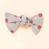 Tulip Knit Bow Clip