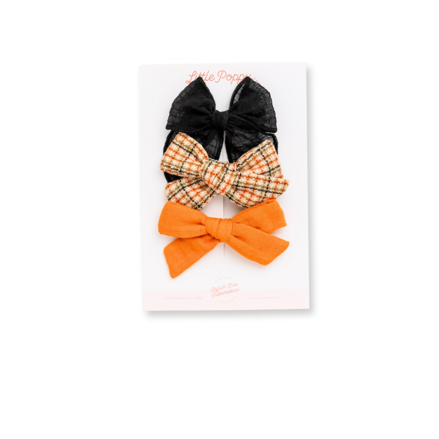 The Autumn Bow Clip Set